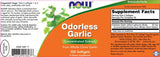 Odorless Garlic - 250 Gel capsules - Nutra Best Europe