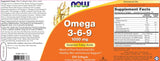 Omega 3-6-9 1000 mg - 100 Gel Capsules - Nutra Best Europe