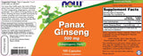 Panax Ginseng 500 mg - 100 capsules - Nutra Best Europe