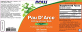Pau D'Arco 500 mg - 100 capsules - Nutra Best Europe