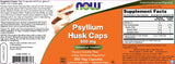 Psyllium Husk Caps 500 mg - 200 capsules - Nutra Best Europe