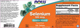 Selenium 100 mcg - 250 Tablets - Nutra Best Europe