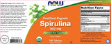 Spirulina 500 mg - 200 Tablets - Nutra Best Europe
