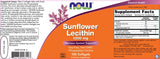 Sunflower Lecithin 1200 mg - 100 Gel capsules - Nutra Best Europe