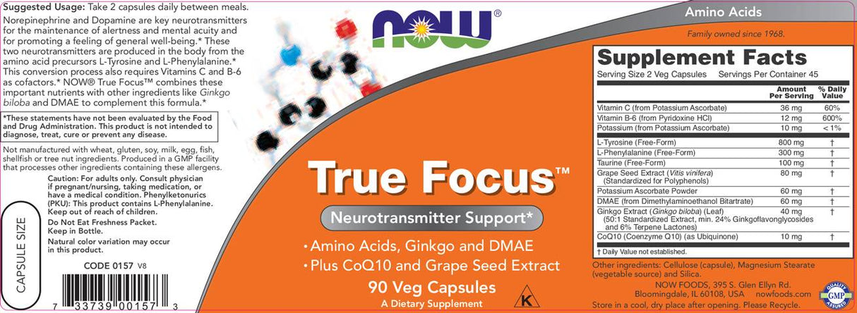 True Focus - 90 capsules - Nutra Best Europe