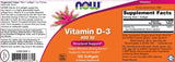 Vitamin D-3 400 IU - 180 Gel capsules - Nutra Best Europe