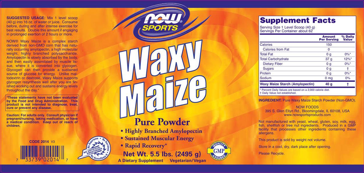 Waxy Maize Starch - 2495 grams - Nutra Best Europe