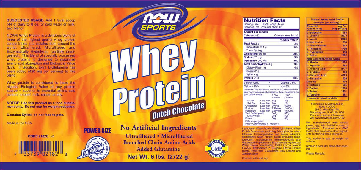 Whey Protein - 2722 grams - Nutra Best Europe