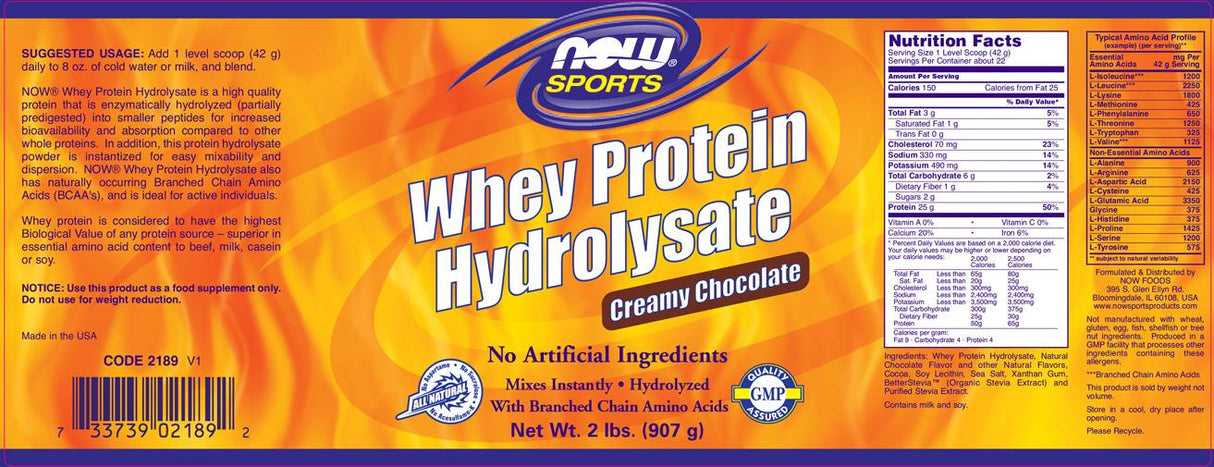Whey Hydrolysate [907 grams] - Nutra Best Europe