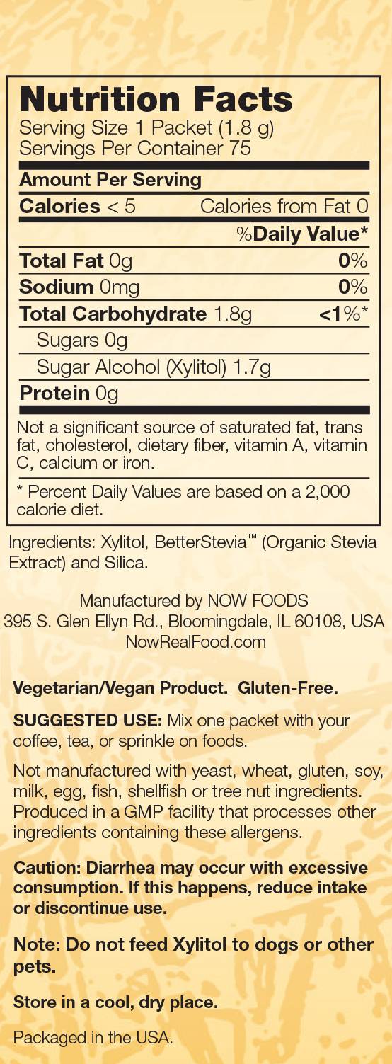 Xylitol [75 Packets] - Nutra Best Europe
