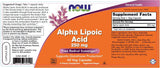 Alpha Lipoic Acid 250 mg - 60 capsules - Nutra Best Europe
