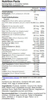 Kid Vits - 120 Chewable Tablets - Nutra Best Europe