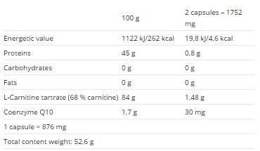 Carnilife 1000 60 capsules - Nutra Best Europe