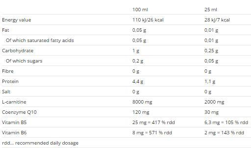Carnilife 2000 - 20 x 25 ml - Nutra Best Europe