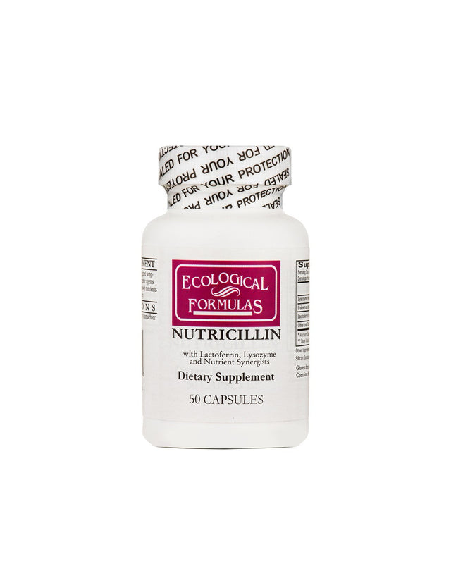 Nutricillin - Nutricillin, 50 capsules Ecological Formulas - Nutra Best Europe
