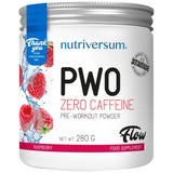 PWO Zero Caffeine | Stim-Free Pre-Workout Powder - 280 grams - Nutra Best Europe