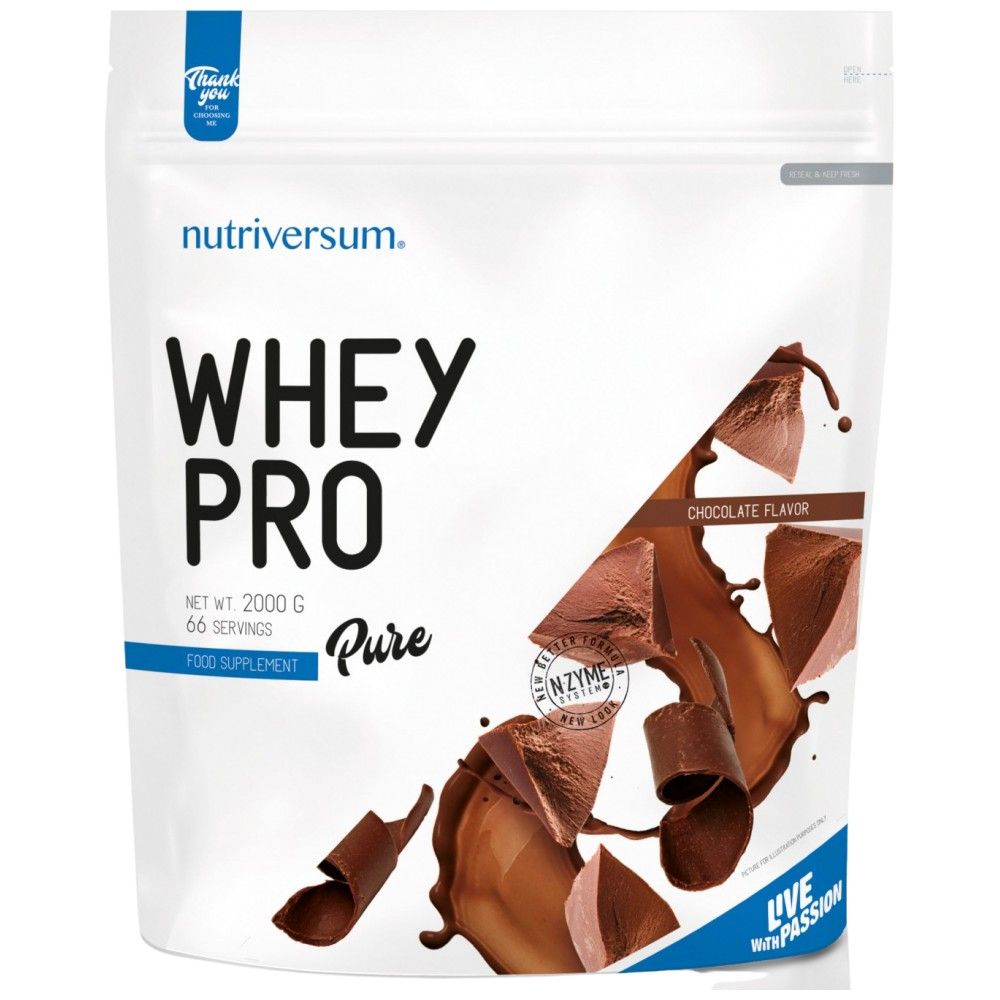 Whey Pro Pure | with N-Zyme System - 2000 grams - Nutra Best Europe