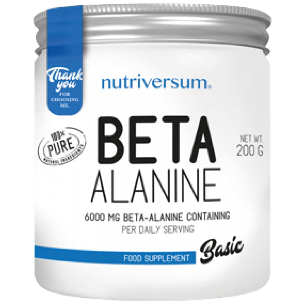 Beta Alanine Powder | 100% Pure - 200 grams - Nutra Best Europe