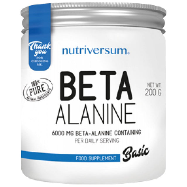 Beta Alanine Powder | 100% Pure - 200 grams - Nutra Best Europe