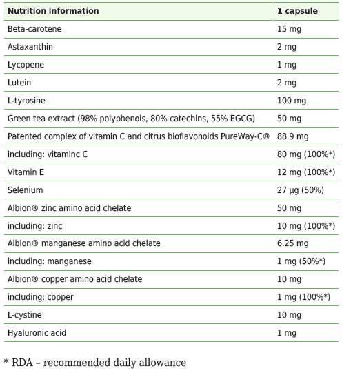 Beta-SOLAR - 30 capsules - Nutra Best Europe