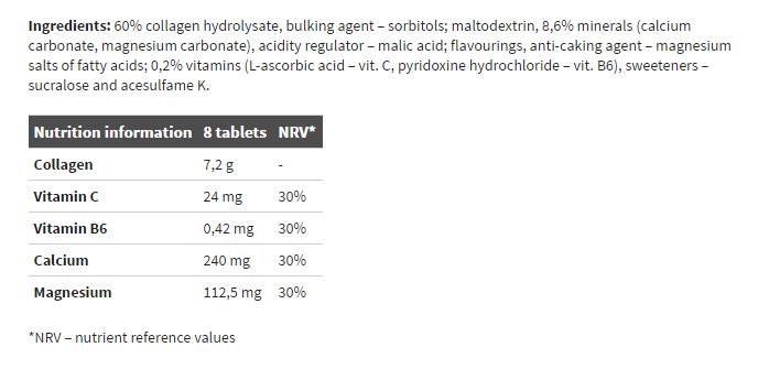 KOLAGEN ACTIV PLUS - 80 Tablets - Nutra Best Europe