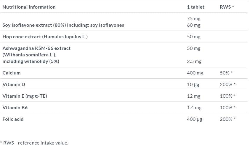 Menopauzin Forte 30 Tablets - Nutra Best Europe