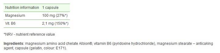 Chela - Mag B6 195 capsules - Nutra Best Europe