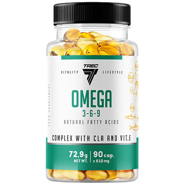 Omega 3-6-9 - 90 Gel Capsules - Nutra Best Europe
