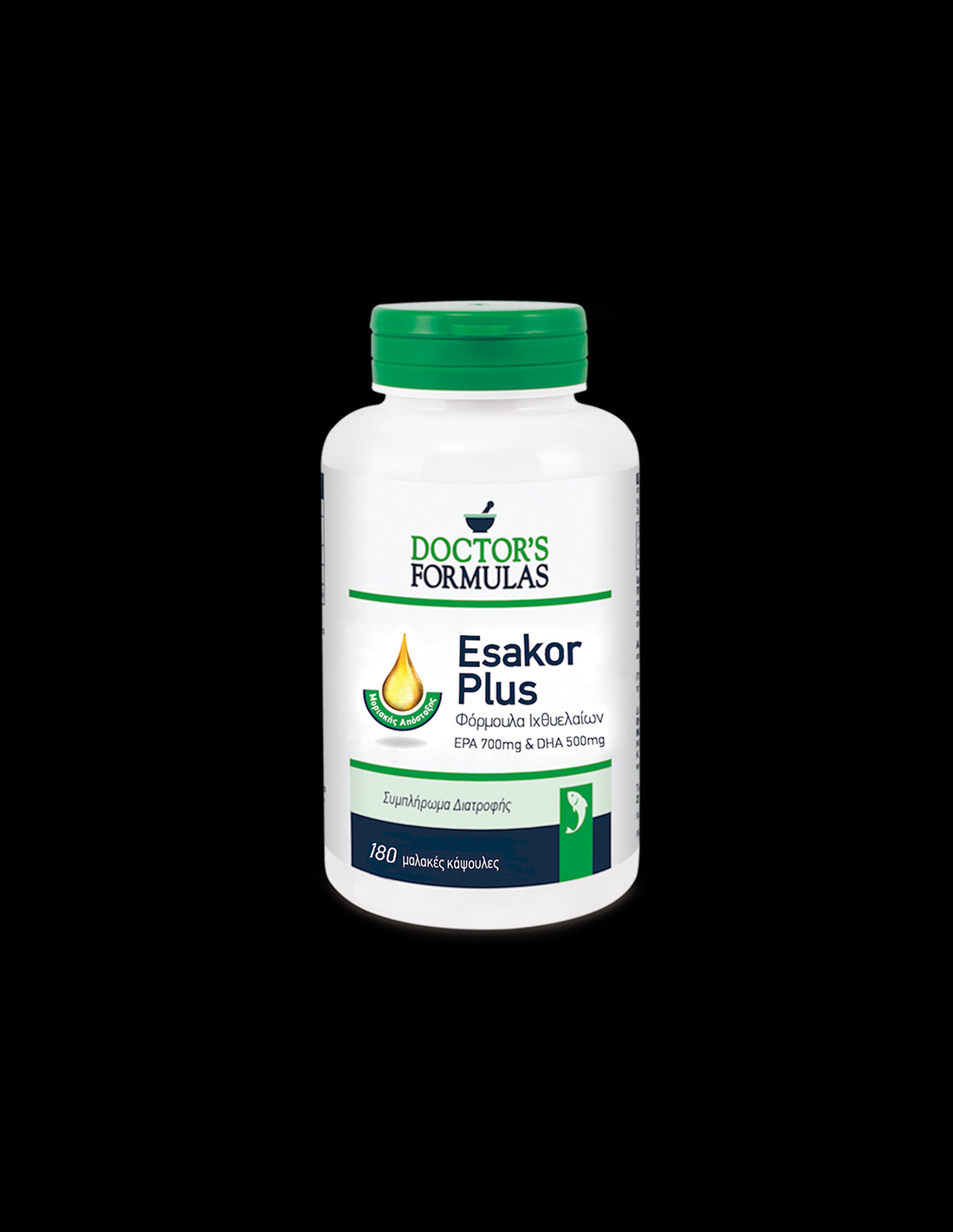 Omega-3 Formula - Esakor Plus, 180 softgel capsules Doctor's Formulas - Nutra Best Europe