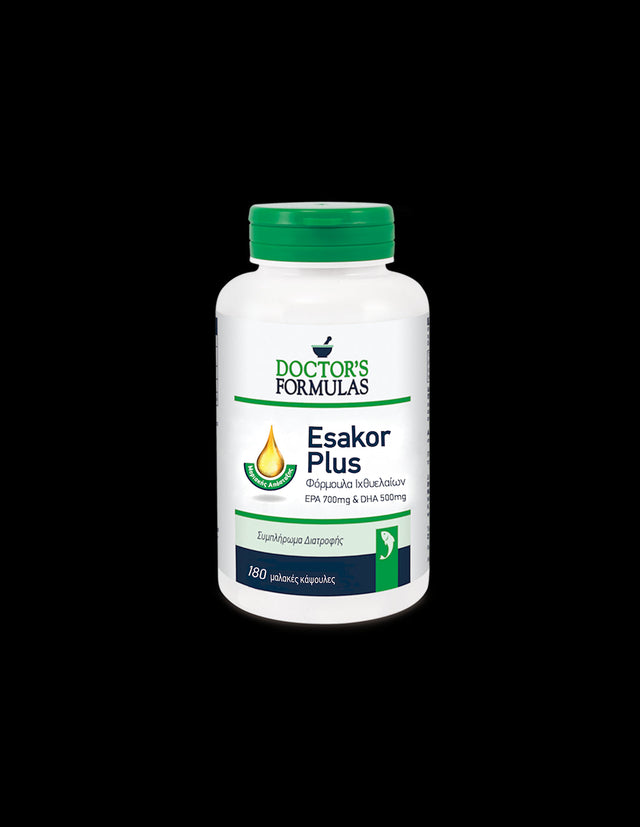 Omega-3 Formula - Esakor Plus, 180 softgel capsules Doctor's Formulas - Nutra Best Europe