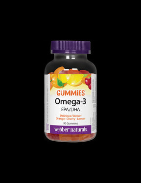 Omega-3 Gummies/ Omega-3 x 90 jelly tablets with the taste of orange, cherry and lemon - Nutra Best Europe