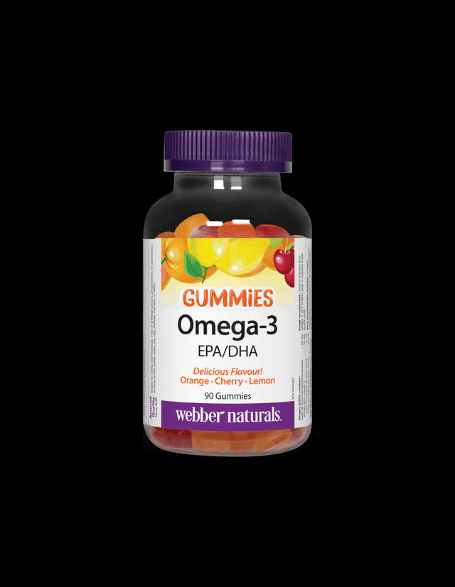 Omega-3 Gummies/ Omega-3 x 90 jelly tablets with the taste of orange, cherry and lemon - Nutra Best Europe