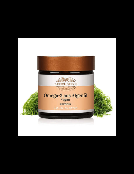 Omega-3 from algae - Brain, vision and heart function, EPA - 25 mg, DHA - 250 mg, 30 capsules - Nutra Best Europe