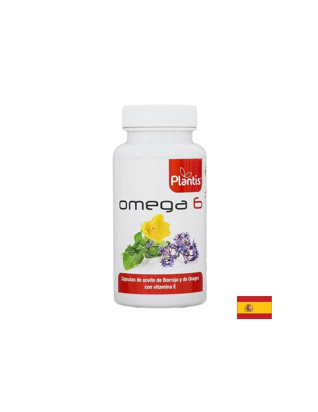 Omega-6 - borage and evening primrose oils + vit. E - Omega 6 - Plantis® - hormonal balance, 100 softgel capsules - Nutra Best Europe