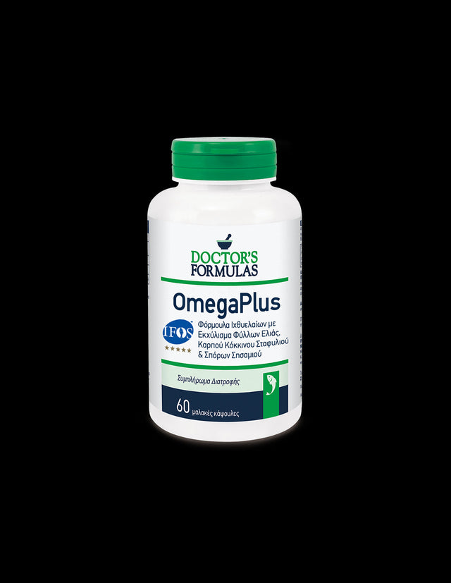 Omega Plus (Omega-3, olive, grape seed and sesame), 60 softgel capsules Doctor's Formulas - Nutra Best Europe