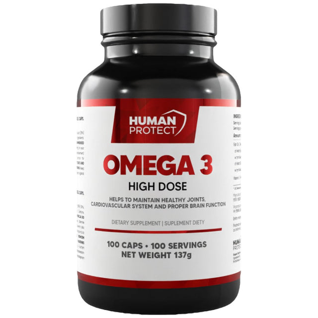 Omega 3 HIGH DOSE | with 50% EPA & 25% DHA - 100 capsules - Nutra Best Europe