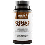 Omega 3 + D3 + K2 + E 60 capsules - Nutra Best Europe