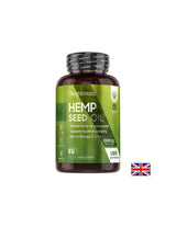 Musculoskeletal and Endocrine System - Hemp Seed Oil, 180 Softgels Weight Worl - Nutra Best Europe
