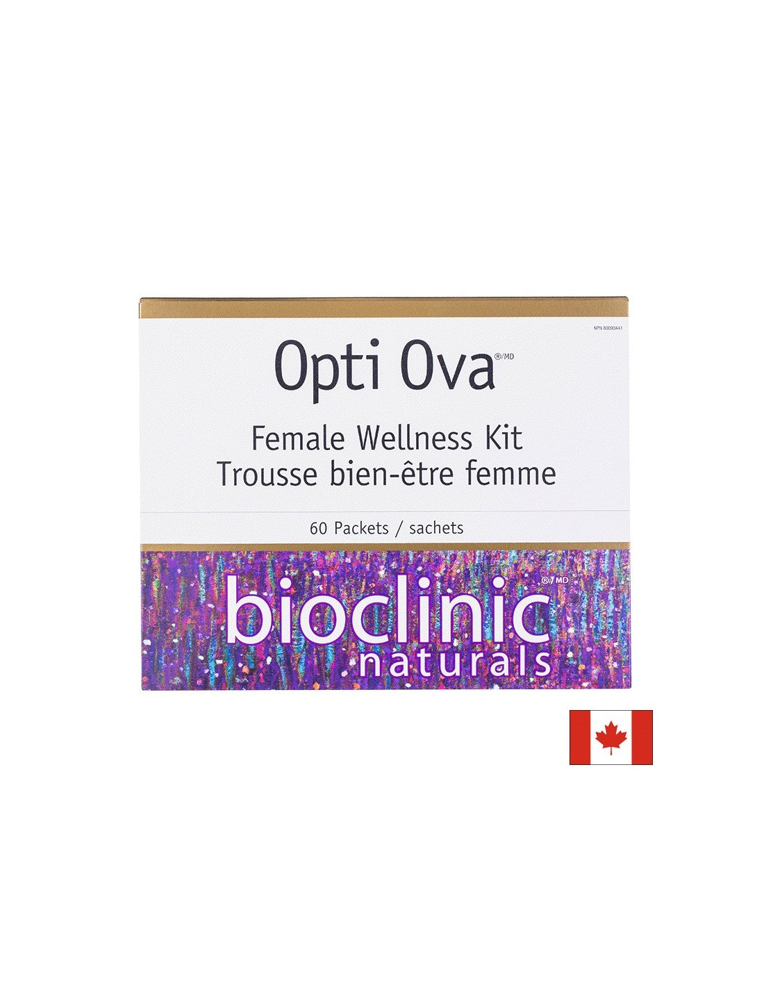 Opti Ova™ Female Wellness Kit/ Fertility program for women x 60 packets Natural Factors - Nutra Best Europe