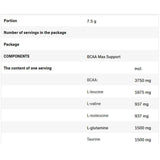 BCAA Max Support - 500 grams - Nutra Best Europe