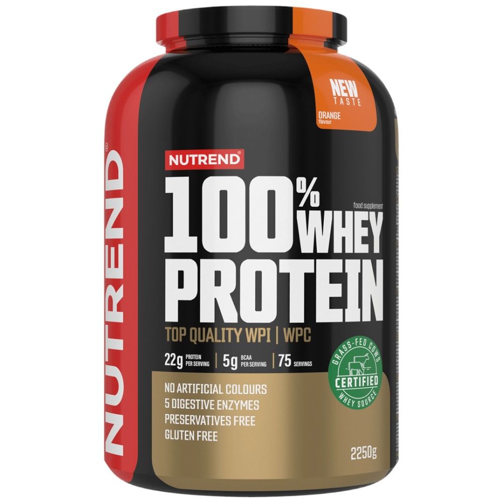 100% Whey Protein - 2250 grams - Nutra Best Europe