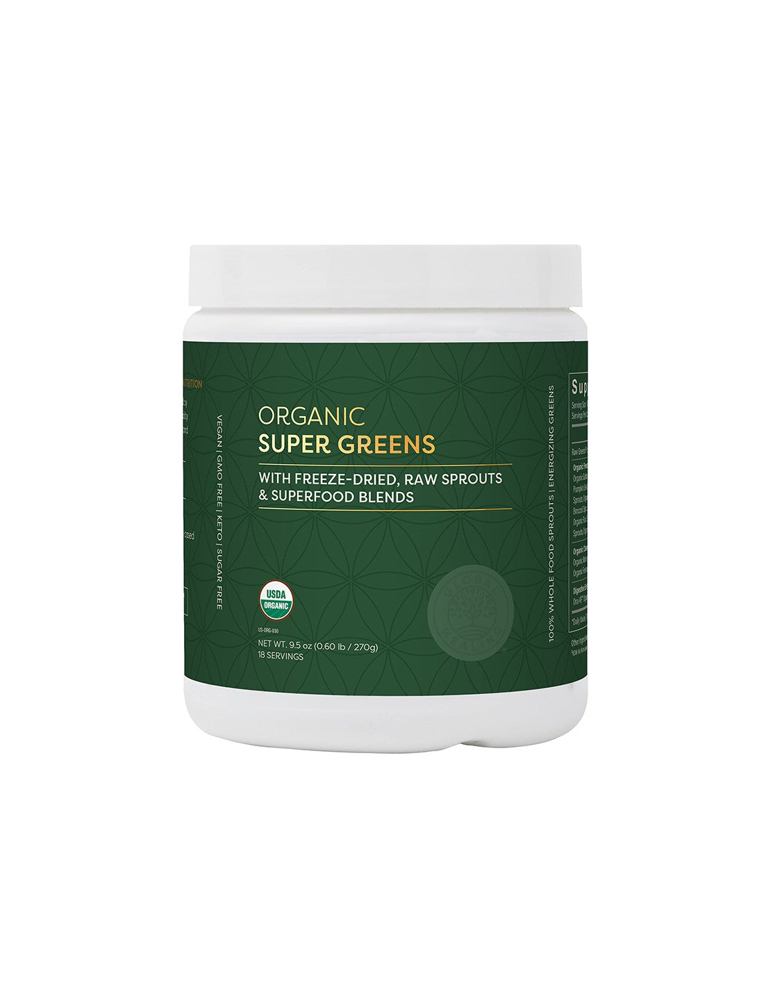 Green superfoods bio, 270 g por