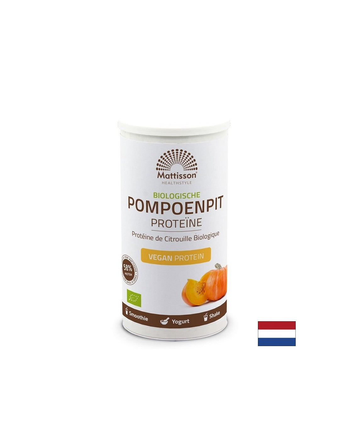 Organic Pumpkin Seed Protein Powder 58%, 250g Mattisson Healthstyle - Nutra Best Europe