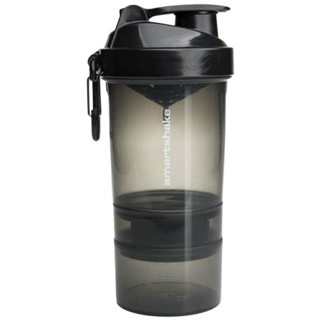 2Go Smart Shaker | Black Gunsmoke - 600 ml - Nutra Best Europe