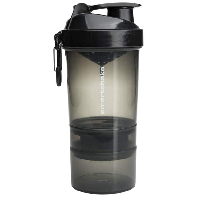 2Go Smart Shaker | Black Gunsmoke - 600 ml - Nutra Best Europe