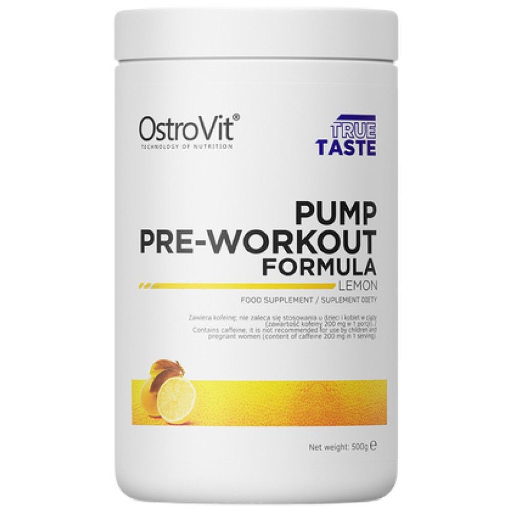 PUMP Pre-Workout Formula - 500 grams - Nutra Best Europe
