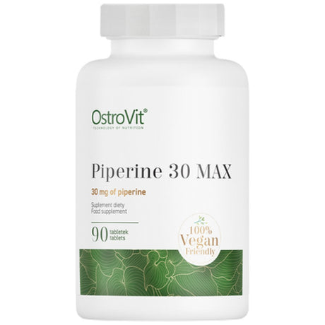 Piperine 30 Max 90 Tablets - Nutra Best Europe