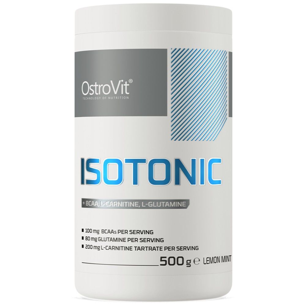 Isotonic Powder + BCAA, L-Carnitine, L-Glutamine - 500 grams - Nutra Best Europe