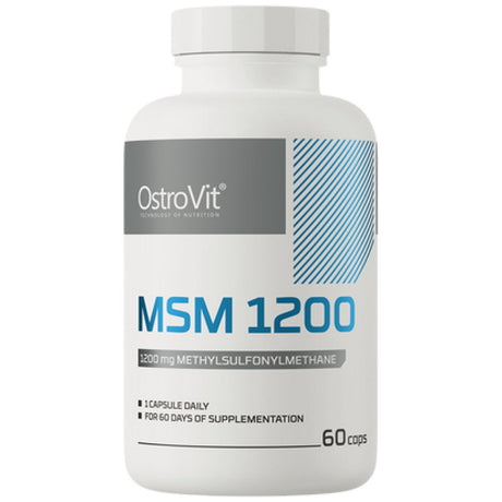 MSM 1200 mg 60 capsules - Nutra Best Europe
