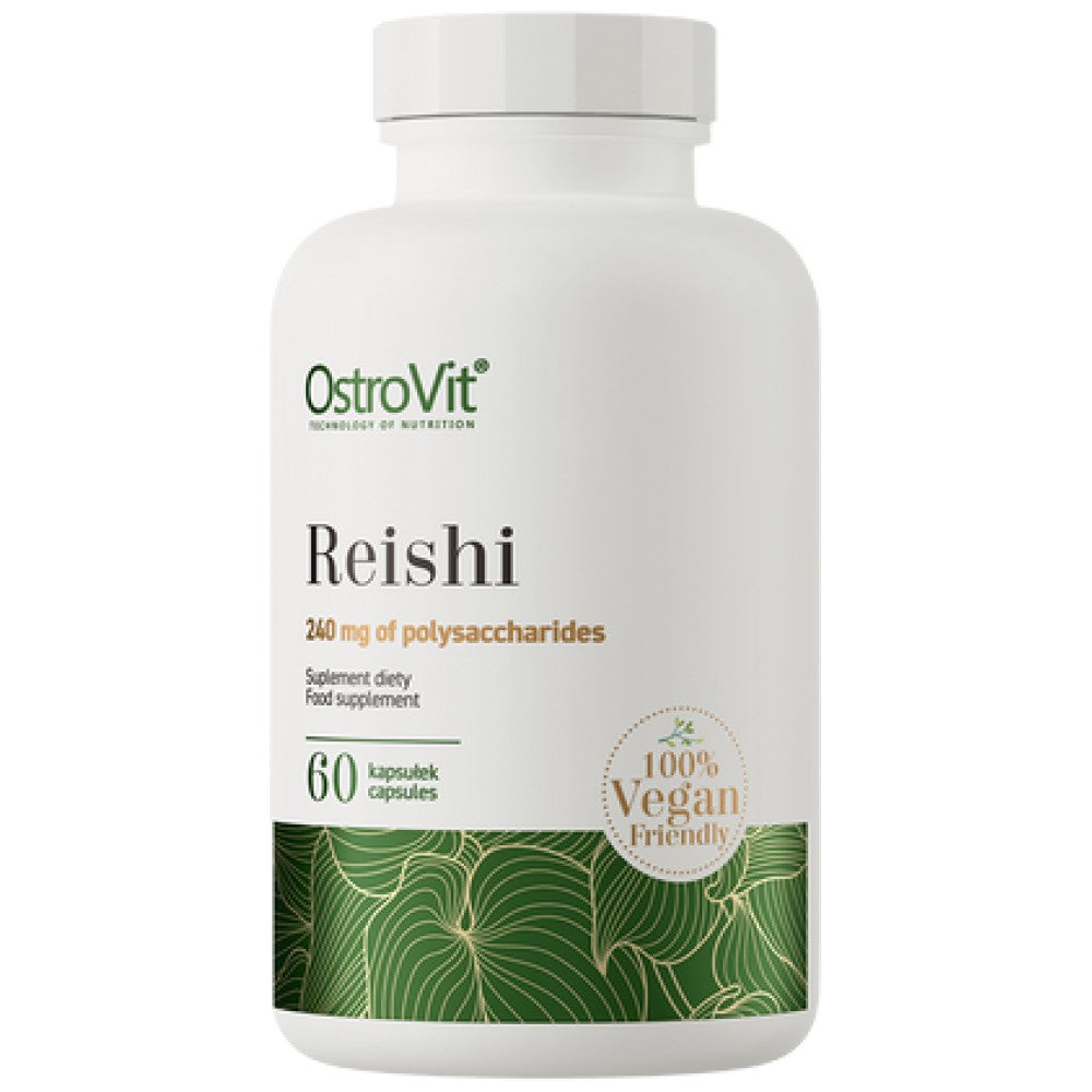 Reishi 600mg | Vege 60 capsules - Nutra Best Europe